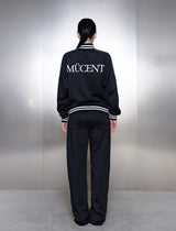 パーマセットアップダブルパッチトラックパンツ