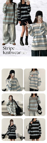 Raffle Two-Tone Coloring Unit Raffle Fit Knitwear