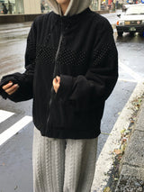 Montbleコーデュロイドットブルゾン (2c)