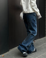 Tan blue denim PT
