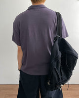 Koul Slub Collar Short Sleeve T
