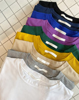 No.8208 basic box half T (9color)