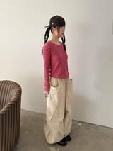 バルーンカーゴバンディングパンツ