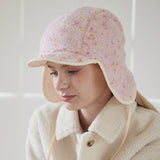 Sprinkle Teddy Reversible Trooper Hat (Ivory)