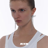 KVK SPIDER series special-shaped silk tassel earrings