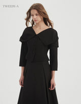 Ivy cape collar blouse