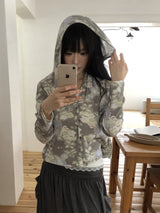 Kutin Flower Hooded Cardigan