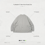 “X_Model-01” ニューフォームポケットTシャツ