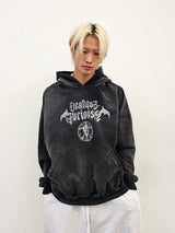 VENTIQUE ダークナイトウォッシングフーディー 1colors