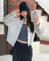 Mog Crop Check Shirt