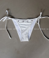 Punching eyelet strap bikini