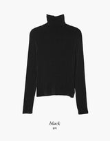 ベーシックスリムフィットタートルネックTシャツ (5color)
