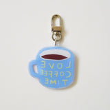 Love Coffee Time Keyring