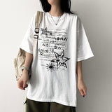 ティニ レタリング オーバーサイズフィット ショートスリーブ Tシャツ