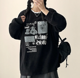 Toto Cute Dyed Print Sweatshirt