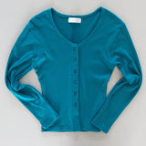 [MADE] Netty V-Neck Slim Fit Punching Summer Knit Cardigan (2 Colors)