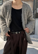 [F/W] Fur hair cardigan jacket(3color)