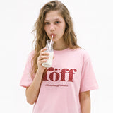 RÖFF TYPE PLAY DOT T-SHIRT [BERRY MILK]