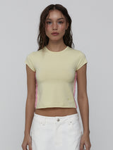 Lace Baby T-Shirts_Yellow