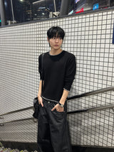 ミエルステッチクロップニット