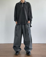 Wash Stripe Pique T-shirt