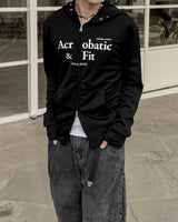 Acro Slim Jersey Zip-Up Hoodie