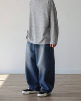 BLOWN WIDE DENIM PANTS