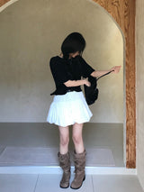 Draw Balloon Belt SET Banding MIni Skirt