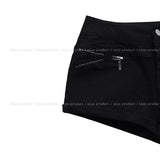 ルーペン レース ジッパー ロールアップ ショーツ