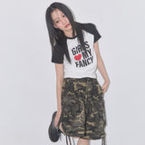 ガールズマイファンシーTシャツ (BLACK) F25QB105
