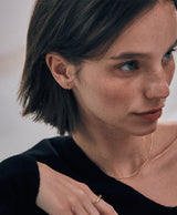 [925 silver] Deux.silver.186 / リュバンピアス (ゴールド)