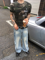 No.1811 S lettering camo half T