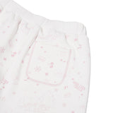 TROLLS VINTAGE GRAPHIC NAPPING WIDE JOGGER PANTS - WHITE