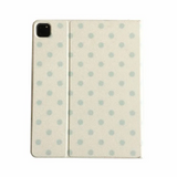 Dot yellow mint ipad case