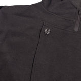 2Wayクラスプカットフードジップアップ [チャコール]