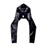 LEATHER HOODIE BOLERO