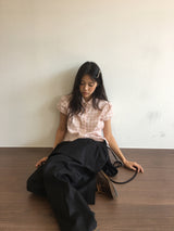 Conch puff blouse(2color)