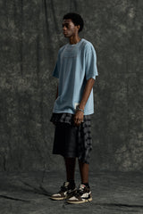Spreadyou;th マーキュリアルピグメントTシャツ (Washed Blue)
