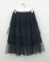 Verde chiffon skirt (3color)
