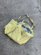 ポートレート リバーシブル ビッグ ショッパー バッグ(Green&Check)