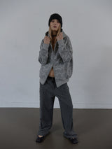 ANGORA LOGO BEANIE / BLACK