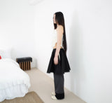 CHECK LACE PANTS (BLACK)