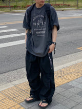 カラーレーションジッパーナイロンパンツ 2C