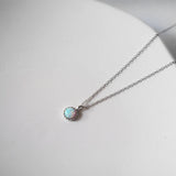 Crystal Opal Stone Necklace