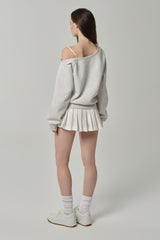 25ソフトラインスウェットシャツ Gray