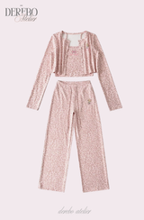 モブ レオパード スリーピース トレーディング セットアップ(LONG PANTS)