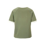 アートワークラグランショートスリーブTシャツ (カーキ)