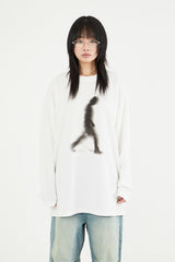 One man work ribbed knit long sleeve