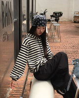 Fiction Stripe Hoodie