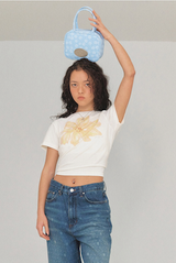 Lumpy Bumpy Totebag Sky Blue